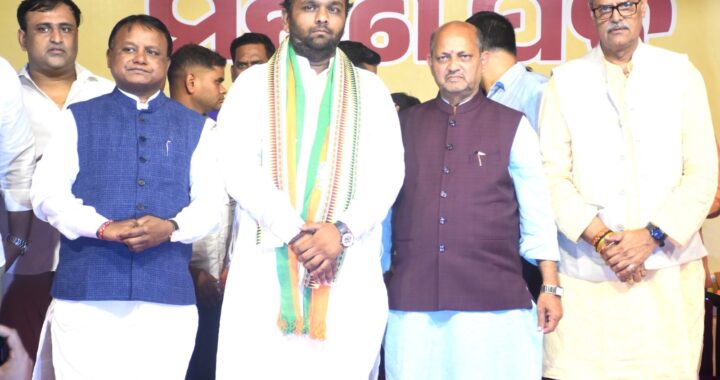 ଜୟ ଢୋଲକିଆଙ୍କ ଯୋଗଦାନ ନୂଆପଡ଼ାରେ ବିଜେପି ସଂଗଠନକୁ ଅଧିକ ଶକ୍ତିଶାଳୀ କରିବ : ମନମୋହନ ସାମଲ