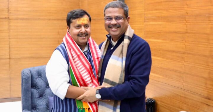 ବିଜେପିର ନୂତନ କାର୍ଯ୍ୟକାରୀ ସଭାପତି ନୀତିନ ନବୀନଙ୍କୁ ଭେଟିଲେ ଧର୍ମେନ୍ଦ୍ର ପ୍ରଧାନ