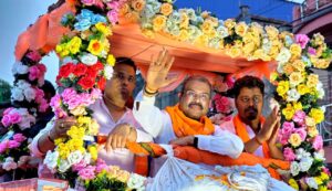 ଖଡ଼ଗପୁରରେ ଦଳୀୟ ପ୍ରାର୍ଥୀଙ୍କ ପାଇଁ ପ୍ରଚାର କଲେ କେନ୍ଦ୍ରମନ୍ତ୍ରୀ