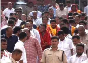 ପୁରୀ ଗସ୍ତରେ ଆସି ଶ୍ରୀମନ୍ଦିର ଯାଇ ମହାପ୍ରଭୁଙ୍କୁ ଦର୍ଶନ କରିଛନ୍ତି ବିଜେପି ରାଷ୍ଟ୍ରୀୟ ଅଧ୍ୟକ୍ଷ ନିତିନ ନବୀନ
