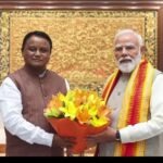 ପ୍ରଧାନମନ୍ତ୍ରୀ ନରେନ୍ଦ୍ର ମୋଦୀଙ୍କୁ ସାକ୍ଷାତ କରିଛନ୍ତି ମୁଖ୍ୟମନ୍ତ୍ରୀ ମୋହନ ଚରଣ ମାଝୀ,କ୍ୟାବିନେଟ୍ ସମ୍ପ୍ରସାରଣ ଓ ଓଡ଼ିଶା ବିକାଶ ଉପରେ ହେଲା ବଡ଼ ଆଲୋଚନା