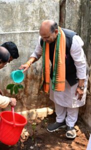 ବିଶ୍ୱ ପରିବେଶ ଦିବସରେ ବିଭିନ୍ନ ସ୍ଥାନରେ ବୃକ୍ଷରୋପଣ କଲା ବିଜେପି