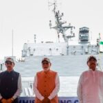 ଭାରତୀୟ ନୌସେନାରେ ସାମିଲ ହେଲା ୩ ଯୁଦ୍ଧ ଜାହାଜ,INS ଅଗ୍ରୟ, INS ସଂଶୋଧନ ଏବଂ INS ଦୁନାଗିରିକୁ ଭାରତୀୟ ନୌସେନାକୁ ହସ୍ତାନ୍ତର କରିଛନ୍ତି ପ୍ରଧାନମନ୍ତ୍ରୀ ମୋଦି